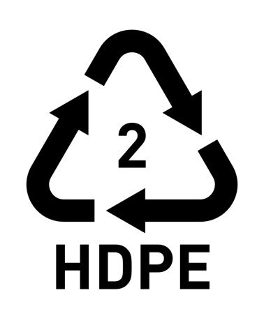HDPE回收符号